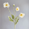 Elegant 4Head Faux Poppy Bouquet Realistic Silk Artificial Flowers For Home Event Decor 18