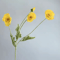 Elegant 4Head Faux Poppy Bouquet Realistic Silk Artificial Flowers For Home Event Decor 19