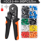 Hexagonal SelfAdjustable Ratchet Ferrule Crimping Tool Kit 237AWG 02510mm Crimper Kit With Ferrule 3
