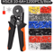 Hexagonal SelfAdjustable Ratchet Ferrule Crimping Tool Kit 237AWG 02510mm Crimper Kit With Ferrule 7