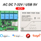 Tuya Zigbee 4Channel Smart Relay Module Dry Contact DIN Rail MultiVoltage 5