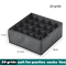 Foldable Fabric Drawer Organizer Set MultiCompartment Closet Dividers For Underwear Socks Bras And 7