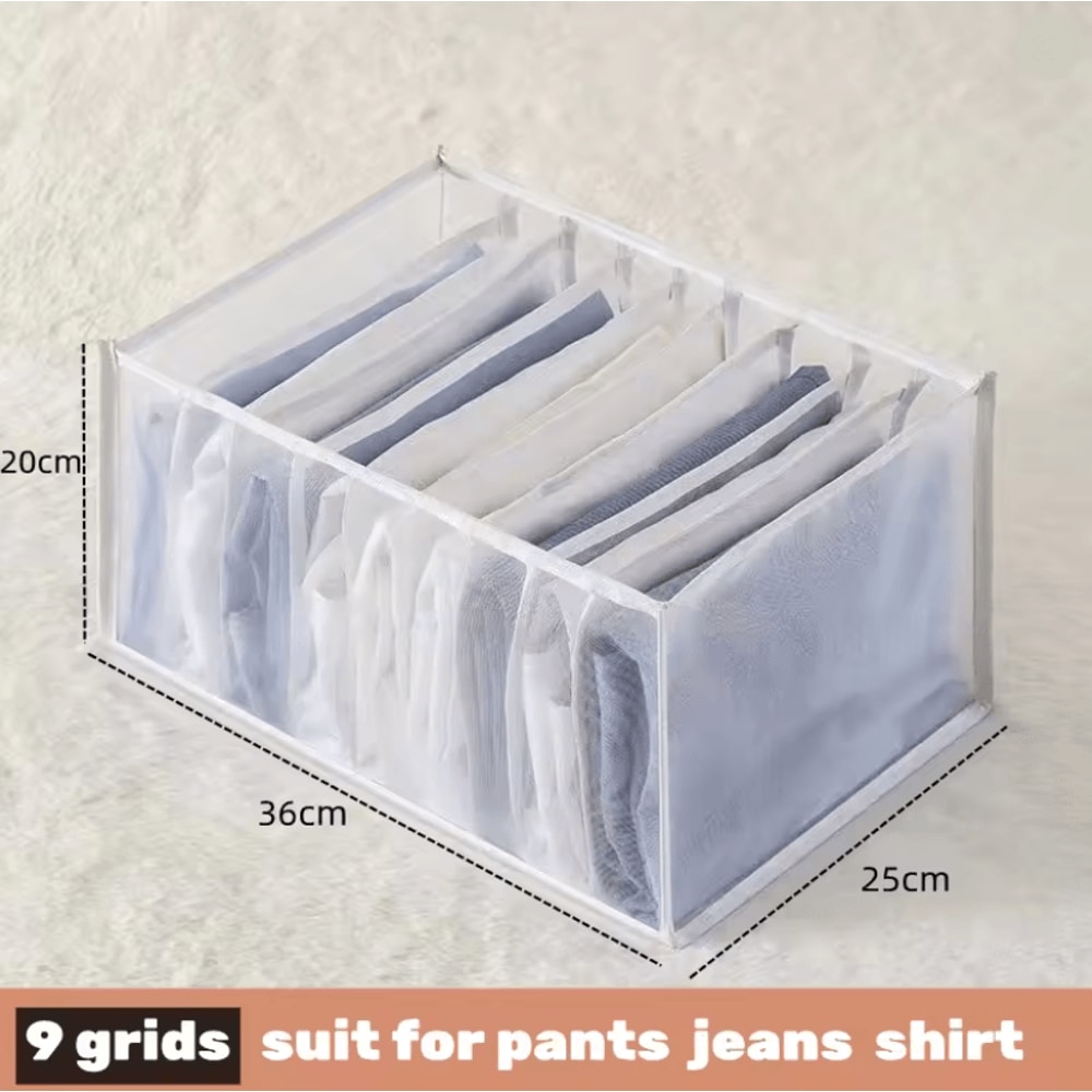 Foldable Fabric Drawer Organizer Set MultiCompartment Closet Dividers For Underwear Socks Bras And 21