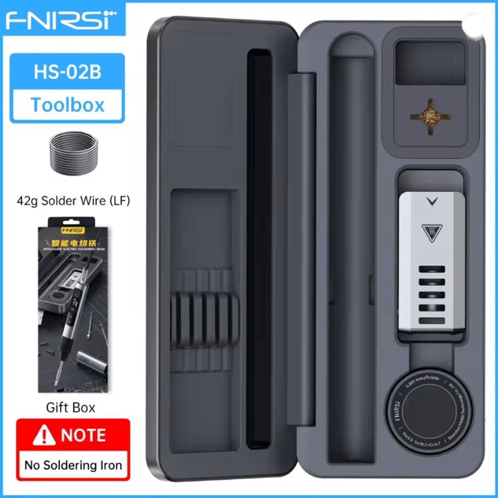 FNIRSI HS02 Smart Soldering Iron 100W With Adjustable Temperature And PD QC Fast Charging 1