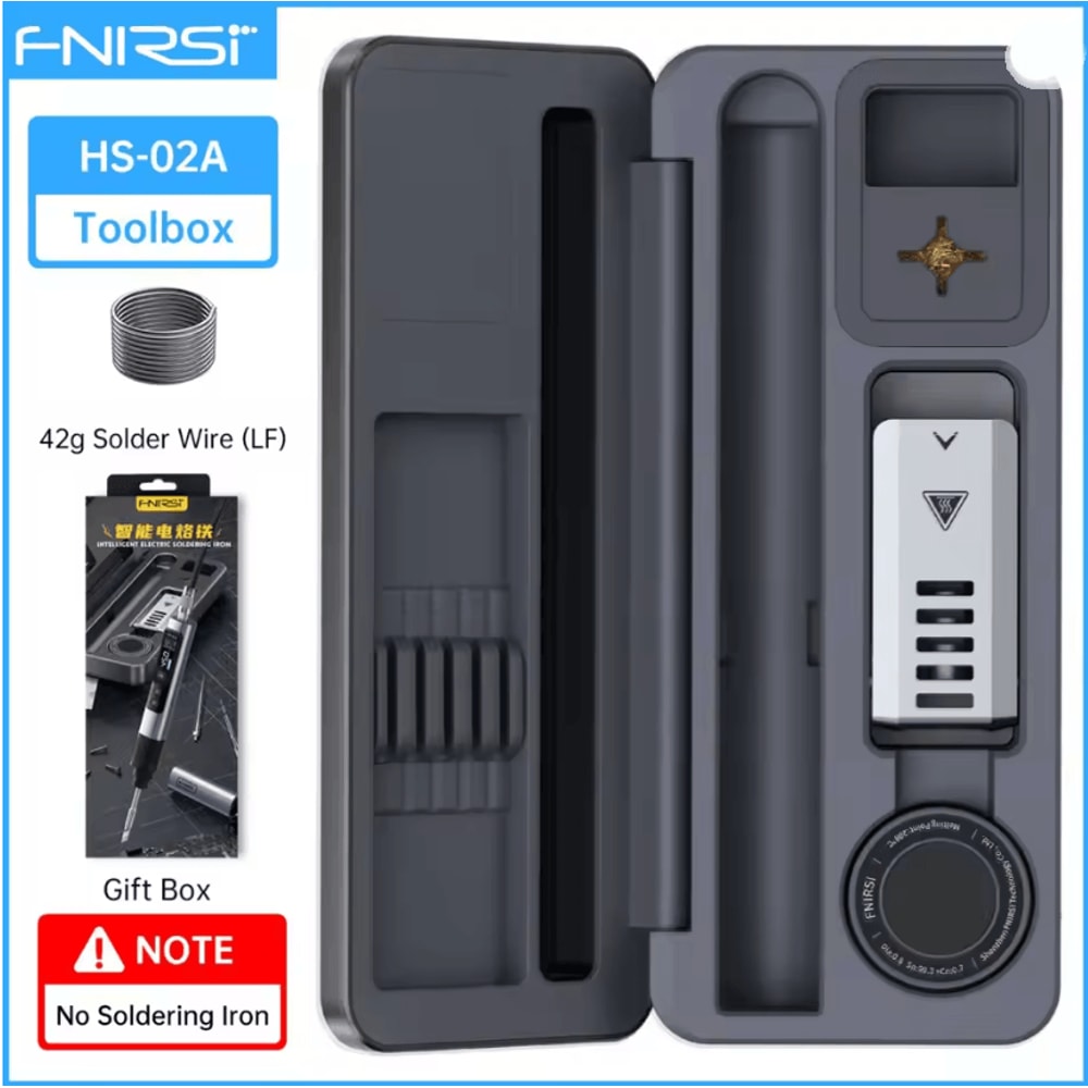 FNIRSI HS02 Smart Soldering Iron 100W With Adjustable Temperature And PD QC Fast Charging 13