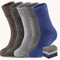 Warm Wool Blend Winter Socks 5 Pair Set For Men And Women Thermal Thick Cozy Fit 0
