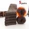 Warm Wool Blend Winter Socks 5 Pair Set For Men And Women Thermal Thick Cozy Fit 7