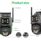4K 8MP Dual Lens Outdoor WiFi PTZ Security Camera With Auto Tracking And Night Vision 7