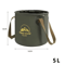 Collapsible Portable Camping Bucket Foldable Outdoor Water Carrier For Fishing And Travel 6