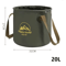 Collapsible Portable Camping Bucket Foldable Outdoor Water Carrier For Fishing And Travel 8