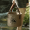 Collapsible Portable Camping Bucket Foldable Outdoor Water Carrier For Fishing And Travel 2