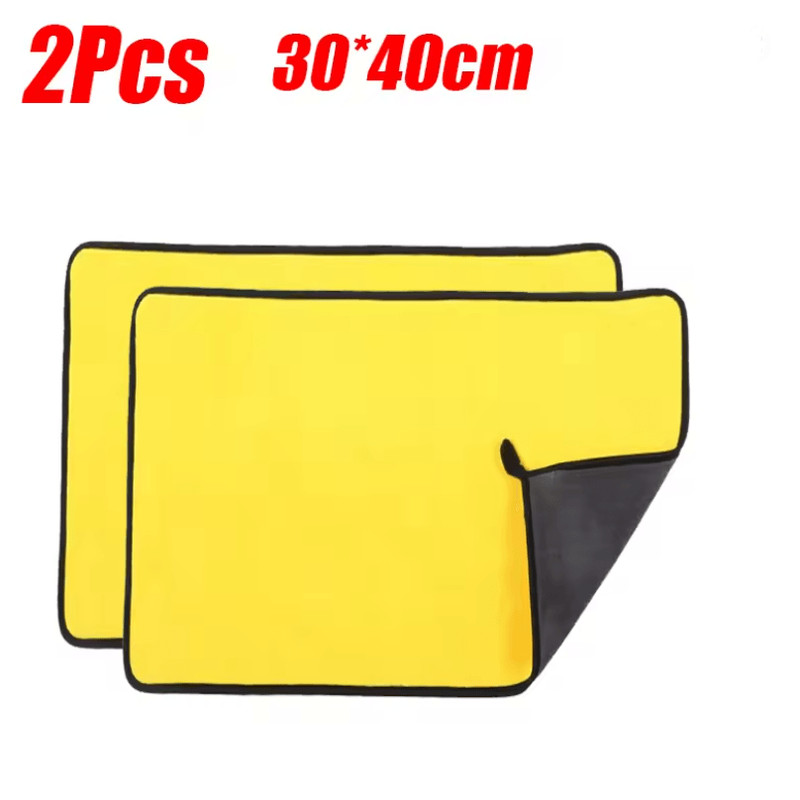 Ultra Absorbent Microfiber Car Wash Towel Set Lint Free Auto Detailing Cloths 6