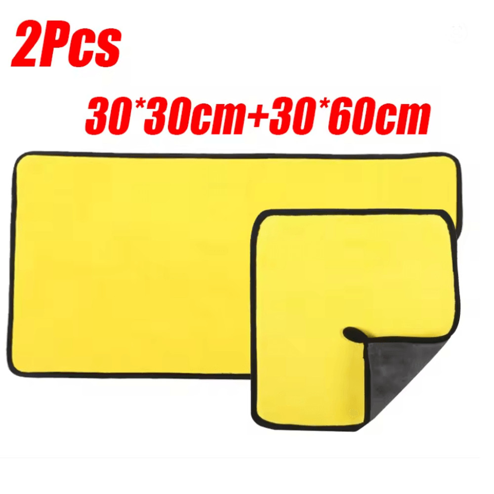 Ultra Absorbent Microfiber Car Wash Towel Set Lint Free Auto Detailing Cloths 10