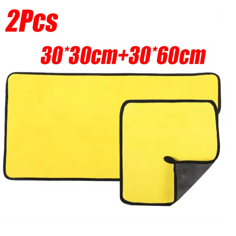 Ultra Absorbent Microfiber Car Wash Towel Set Lint Free Auto Detailing Cloths 10