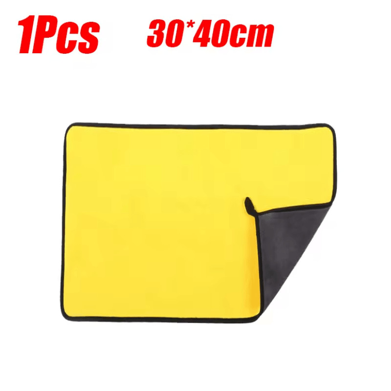 Ultra Absorbent Microfiber Car Wash Towel Set Lint Free Auto Detailing Cloths 5