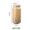 Glass Straw Cup With Wooden Lid HeatResistant Transparent Tumbler For Hot And Cold Beverages 1
