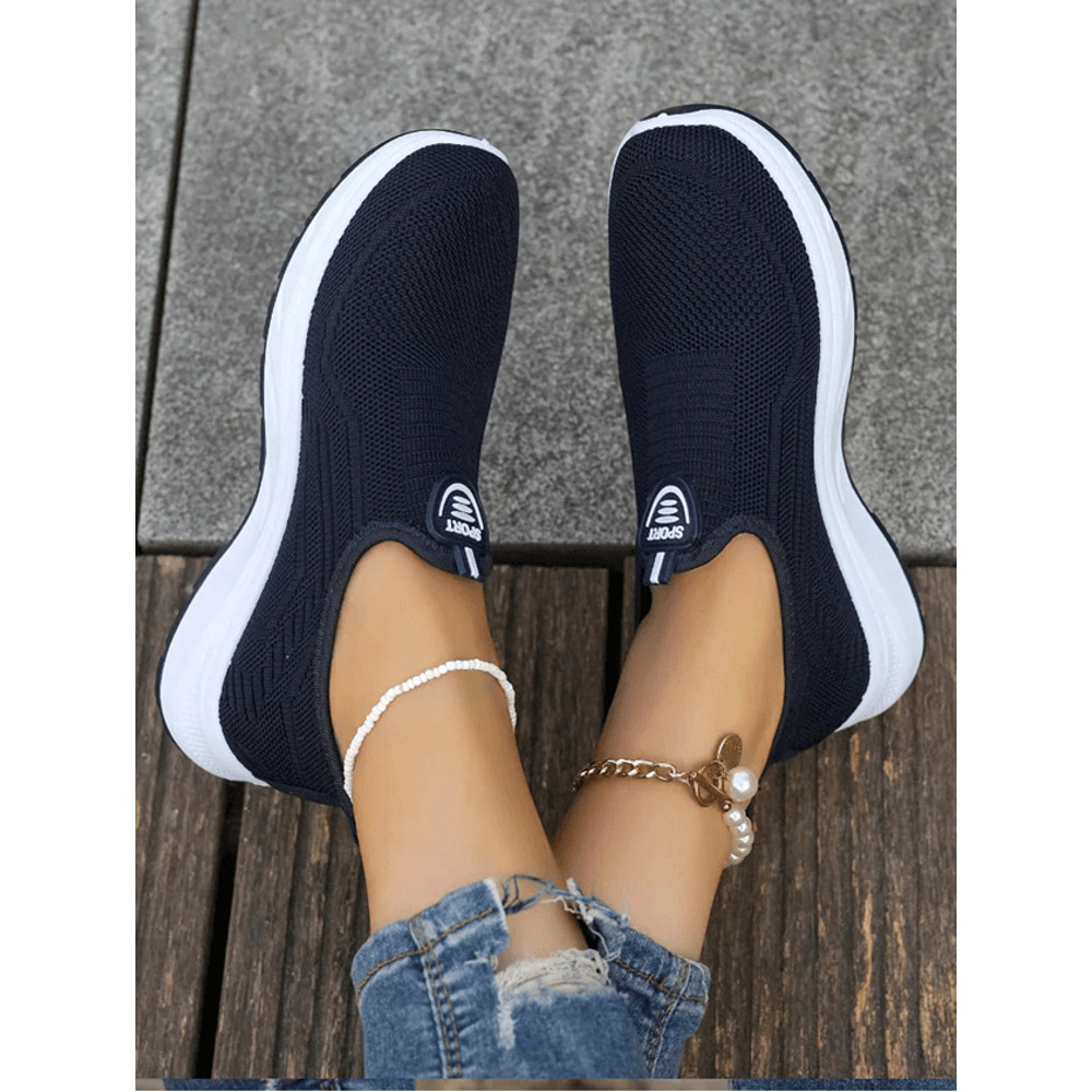 Womens Slip On Breathable Sports Shoes Lightweight Ballet Flats Barefoot Sneakers 0