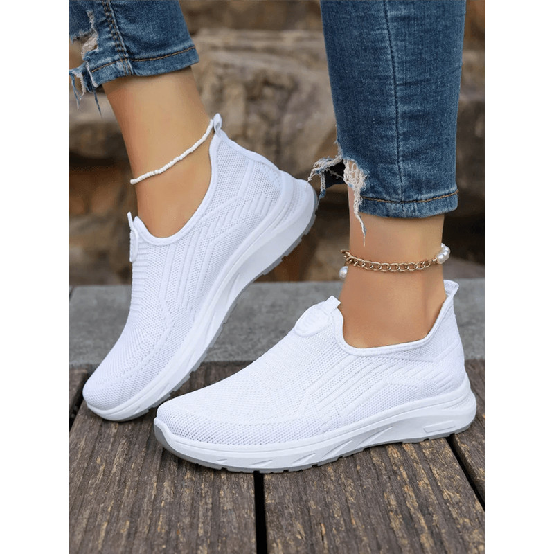 Womens Slip On Breathable Sports Shoes Lightweight Ballet Flats Barefoot Sneakers 5