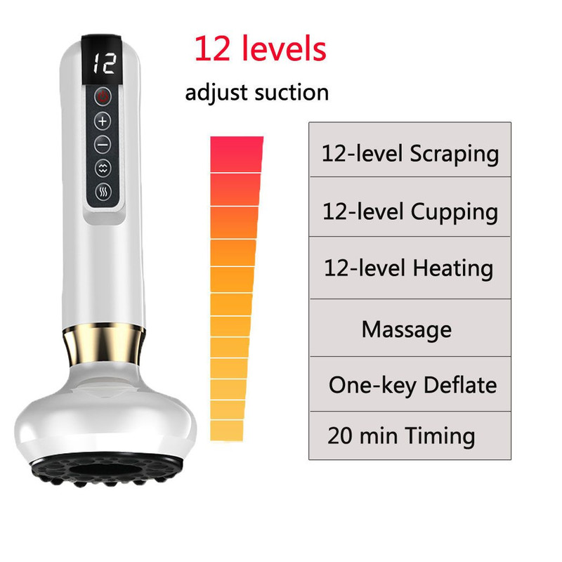 Electric Cupping Massager With Infrared Heat And Gua Sha Therapy 4