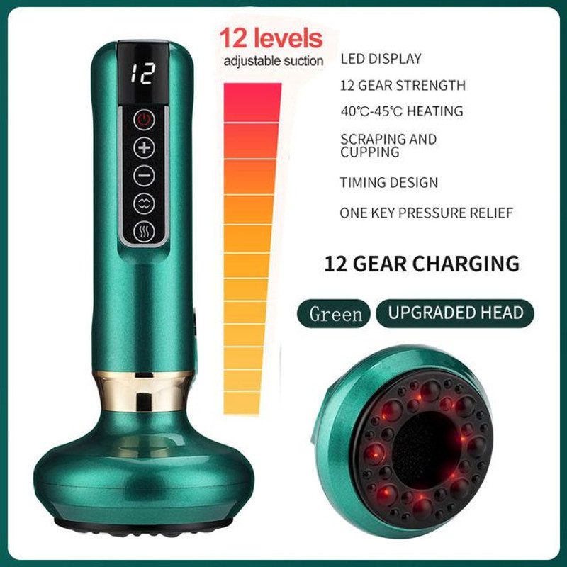 Electric Cupping Massager With Infrared Heat And Gua Sha Therapy 5