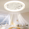 Modern LED Ceiling Fan With Remote Control For Living Room And Bedroom 1
