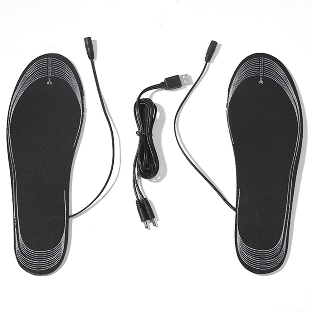 Rechargeable Heated Insoles With Adjustable Temperature For Winter Outdoor Activities 1