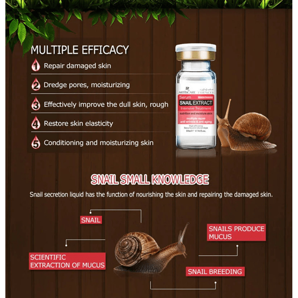 Artiscare Face Serum Set With Hyaluronic Acid Vitamin C Peptides And Q10 4