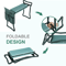 Foldable Garden Kneeler And Seat With Cushion Pad And Tool Pouch 1
