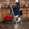 Three Step Folding Ladder With Handgrip And Wide Steps For Home Use 3