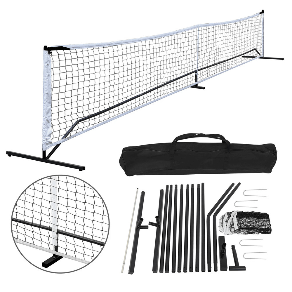 22ft Portable Pickleball And Tennis Net With Stand And Carry Bag For Outdoor Play 0
