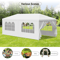 10x30 White Wedding Party Tent With 8 Sidewalls For Outdoor Events 3