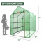 Walk In Greenhouse With 8 Shelves For Outdoor Gardening And Plant Protection 2