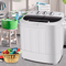 Compact Twin Tub Washing Machine With Spin Dryer Portable Laundry Solution For Apartments And RVs 0
