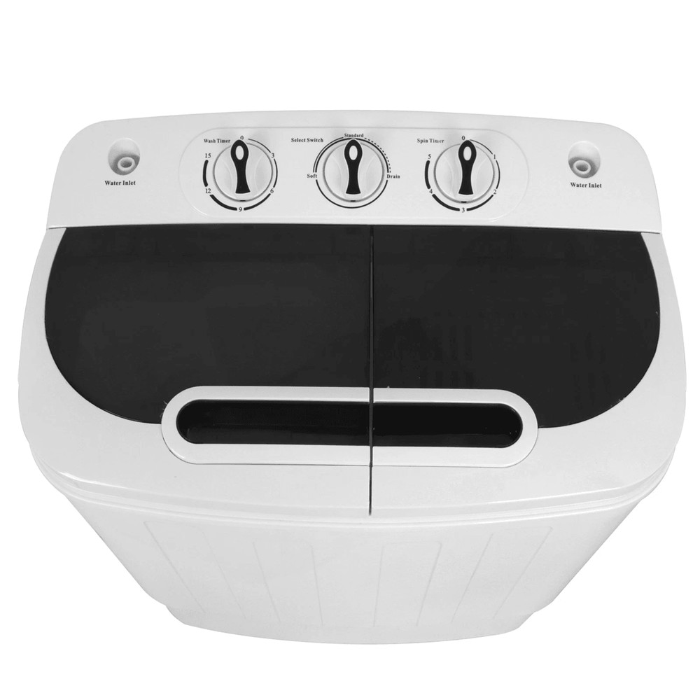 Compact Twin Tub Washing Machine With Spin Dryer Portable Laundry Solution For Apartments And RVs 4