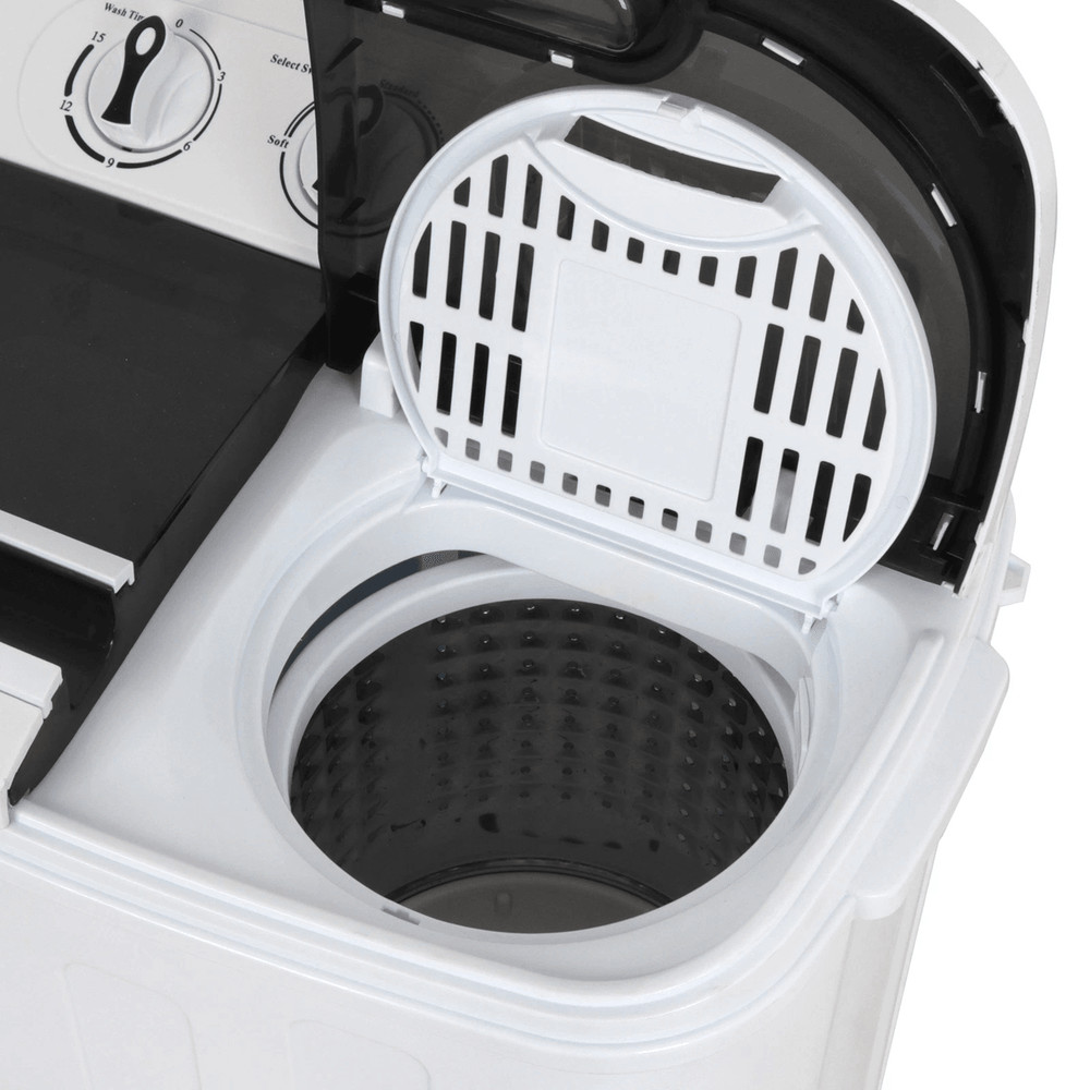 Compact Twin Tub Washing Machine With Spin Dryer Portable Laundry Solution For Apartments And RVs 5