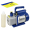 35 CFM Rotary Vane Vacuum Pump 1 By 4 HP For HVAC AC Refrigerant R410a And R134a Systems 0