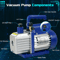 35 CFM Rotary Vane Vacuum Pump 1 By 4 HP For HVAC AC Refrigerant R410a And R134a Systems 3