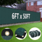 6x50ft Privacy Fence Screen Mesh Shade Cover For Outdoor Patio Garden And Backyard Fencing 3