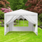All Season 10x10 Outdoor Canopy Tent With Sidewalls And Windows For Events And Carports 0
