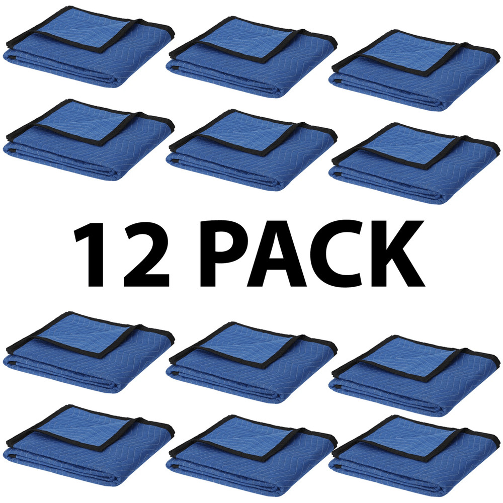 24 Pack Heavy Duty Moving Blankets Quilted Furniture Pads For Shipping And Storage Protection 0