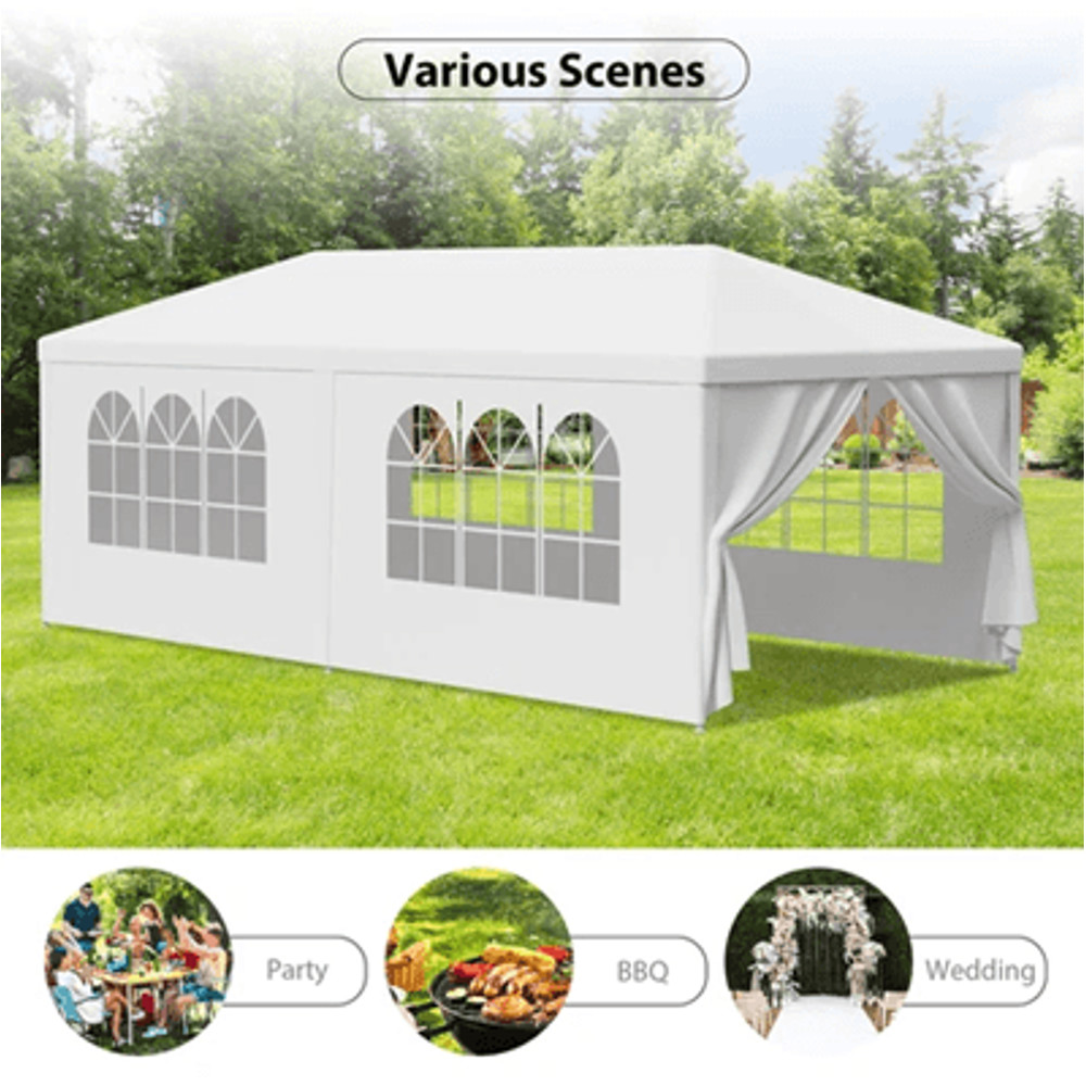 10x20 Outdoor Party Canopy Tent With Removable Window Sidewalls For Weddings And Events 3