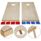 Foldable Wooden Cornhole Board Game Set With Bean Bags And Carrying Case For Backyard Fun 2