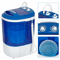 Portable Compact Washing Machine With Spin Dryer And Drain Hose For Apartments Dorms And Travel 0