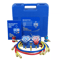 HVAC Vacuum Pump And Manifold Gauge Kit For R134a AC Refrigerant Charging And Diagnostics 3