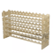 72 Bottle Stackable Wooden Wine Rack With 6 Tier Storage Shelves For Home Or Cellar Display 2