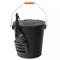 5 Gallon Fireplace Ash Bucket With Lid And Shovel For HeatResistant Storage And Clean Up 1