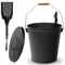 5 Gallon Fireplace Ash Bucket With Lid And Shovel For HeatResistant Storage And Clean Up 4