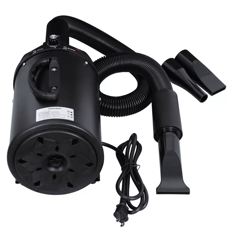 FastDry Pro Pet Hair Dryer With Adjustable Heat And 3 Nozzles 6