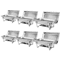 6 Pack Full Size Stainless Steel Chafing Dishes For Catering And Buffet Service 0