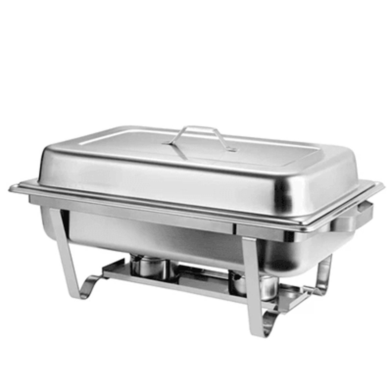 6 Pack Full Size Stainless Steel Chafing Dishes For Catering And Buffet Service 5